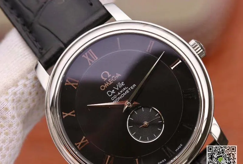 Omega De Ville Prestige 4813.40.01 Men Watches 1:1 Best Edition Replica Watch Swiss ETA 9015 Black dial